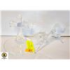 Image 1 : PARTY LITE CRYSTAL CROSS CANDLE HOLDER, & UNICORN