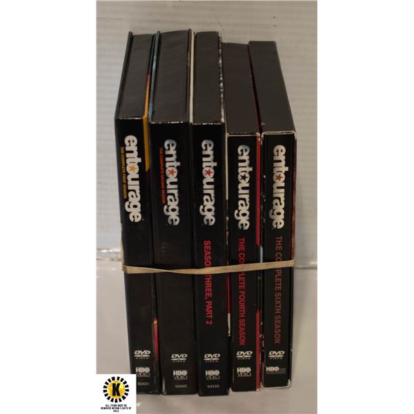 ENTOURAGE SEASON 1, 2, 3, 4 AND 6 DVD