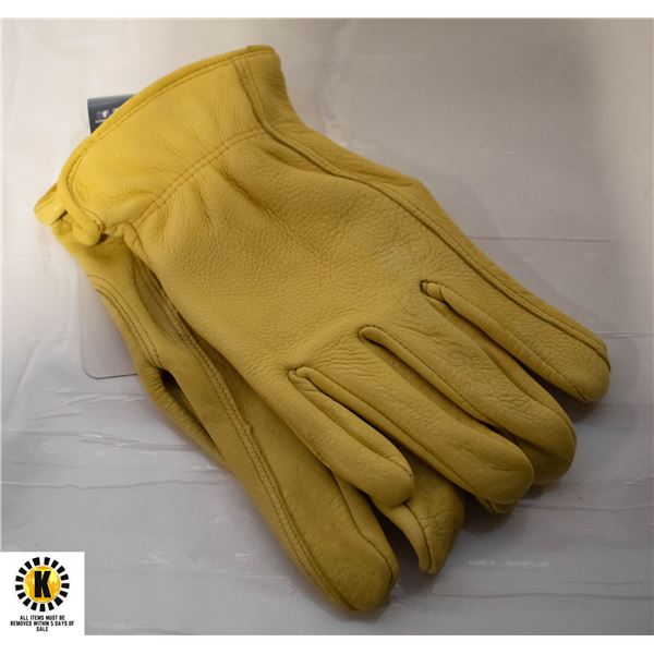 WATSON GENUINE DEERSKIN GLOVES SIZE L/G