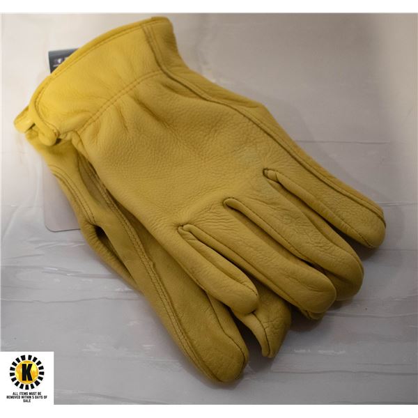 WATSON GENUINE DEERSKIN GLOVES SIZE L/G