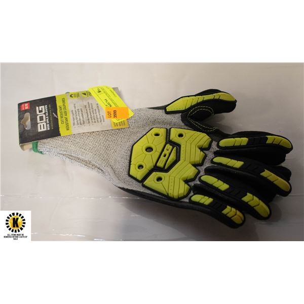 BDG CUT RESISTANT GLOVES SIZE S/P