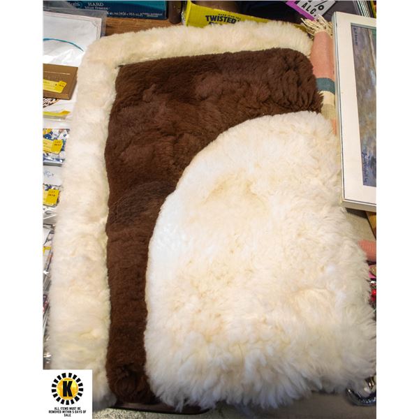 3FTX4FT SHEEPSKIN AREA RUG VERY SOFT &