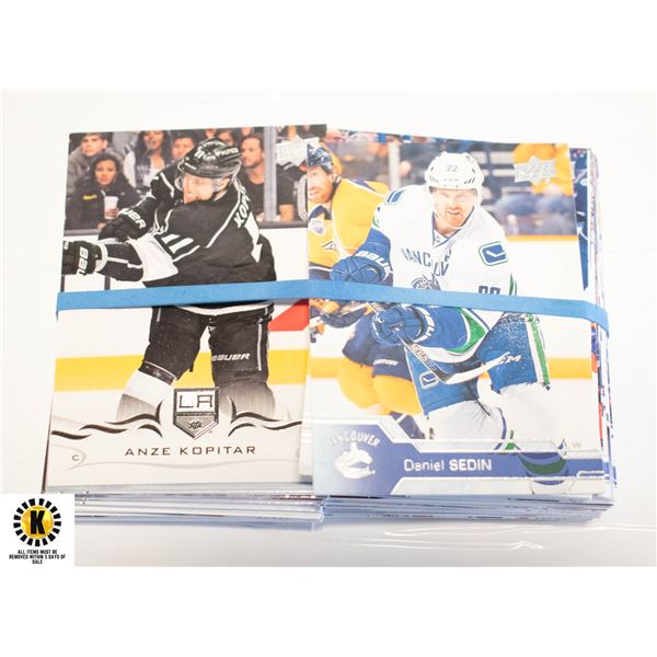 100 UPPER DECK NHL HOCKEY CARDS