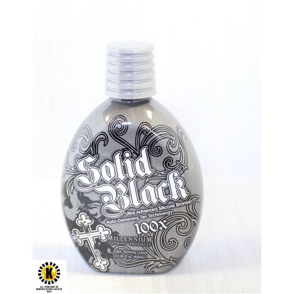 SOLID BLACK 100X DARK TANNING LOTION 400 ML.