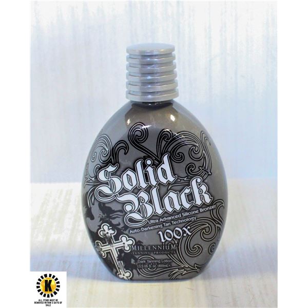 SOLID BLACK 100X DARK TANNING LOTION 400 ML