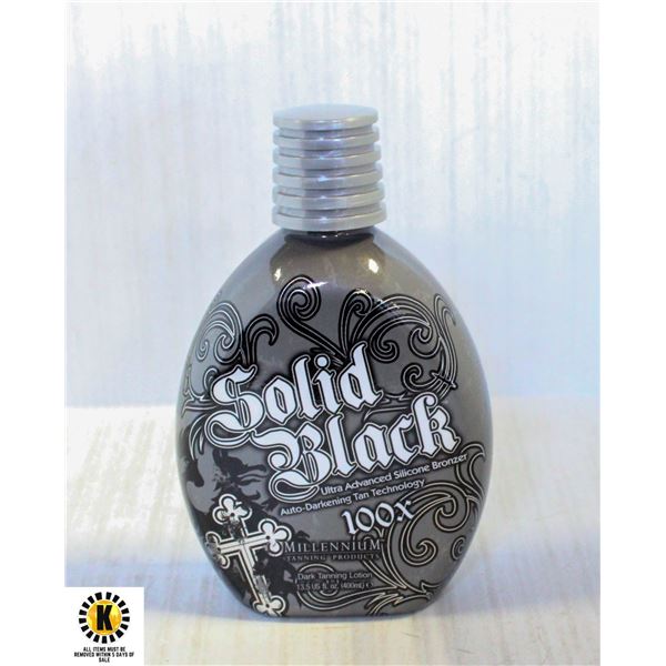 SOLID BLACK 100X DARK TANNING LOTION 400 ML