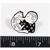 NEW CAT THEME LAPEL PIN. DON'T TOUCH ME