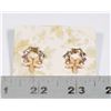 Image 1 : NEW RHINESTONE BUTTERFLY STUD EARRINGS