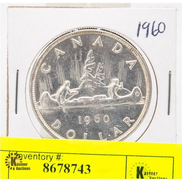 1960 CANADIAN SILVER DOLLAR