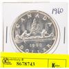 Image 1 : 1960 CANADIAN SILVER DOLLAR