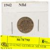 Image 1 : 1942 NFLD KING GEORGE SILVER TEN CENT