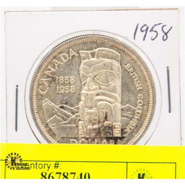 1958 CANADIAN SILVER DOLLAR