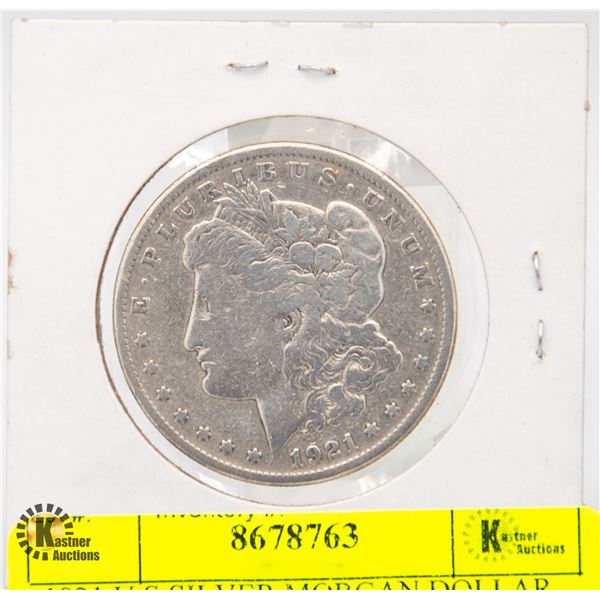 1921 U.S SILVER MORGAN DOLLAR