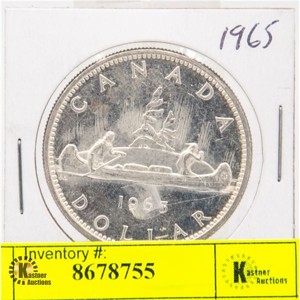 1965 CANADIAN SILVER DOLLAR