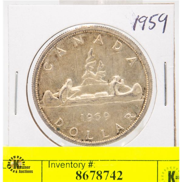1959 CANADIAN SILVER DOLLAR