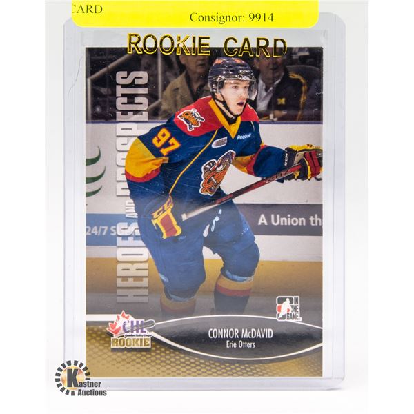 CONNOR MCDAVID CHL ROOKIE CARD