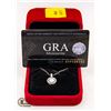 Image 1 : GRA CERTIFIED 2 CT MOISSANITE VVS D PENDANT
