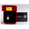 Image 1 : GRA CERTIFIED 3 CT MOISSANITE VVS D PENDANT