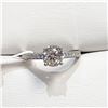 S256-4 10K MOISSANITE RING