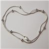 Image 1 : JP952-152 SILVER NECKLACE 16"
