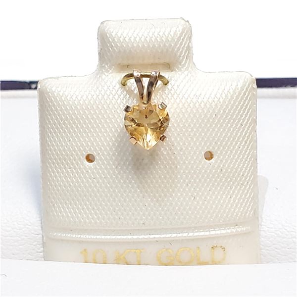S256-20 10K CITRINE PENDANT