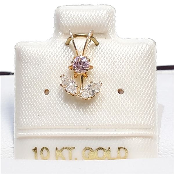 S256-22 10K CZ PENDANT