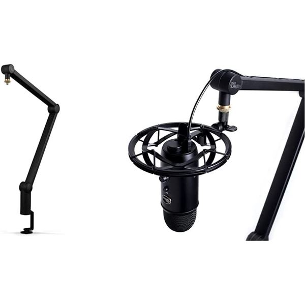 NEW UNBOXED BLUE YETI MICROPHONE & BOOM ARM KIT