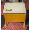 Image 2 : VINTAGE SEWING STOOL W/ SLIDING SHELF