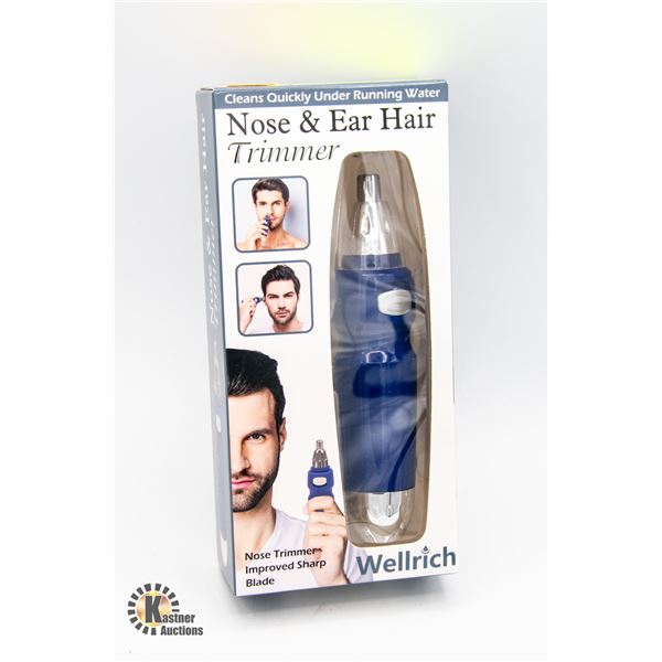 NEW SEALED WELLRICH NOSE & EAR HAIR TRIMMER