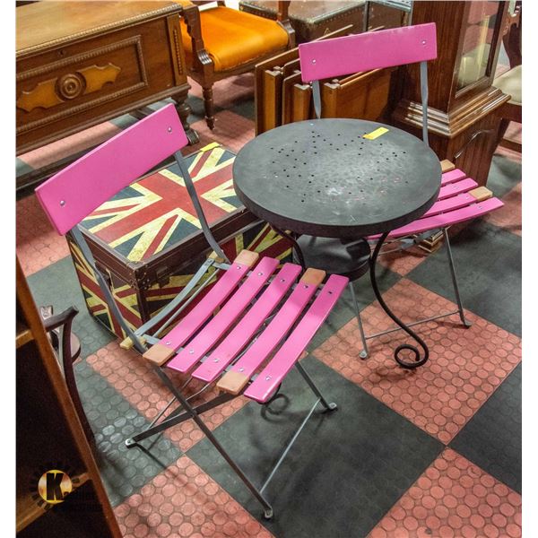 BISTRO SET TABLE + 2 CHAIRS