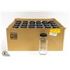 Image 1 : NEW BOX OF 30 GLASS JARS WTIH SCREW ON LIDS