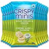 Image 1 : NEW CASE OF 12 CRISPY MINIS SOUR CREAM & ONION