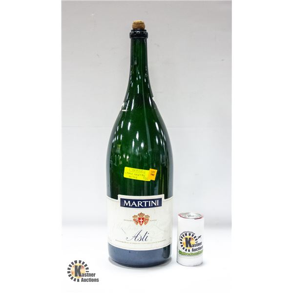 LARGE EMPTY MARTINI BOTTLE