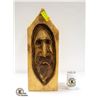 Image 1 : PINE WOOD CARVING 22" x 8" x 6 1/2"