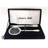 Image 1 : LETTER OPENER + MAGNIFYING GLASS SET BY ANDREA