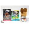 Image 1 : 2 HOCKEY BOX SETS PLUS 120 OILERS CARDS