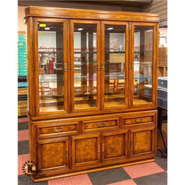 CHINA CABINET- LIGHTED- SKLAR PEPPLER