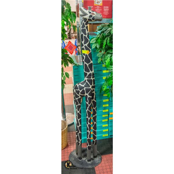 WOODEN GIRAFFE 60"