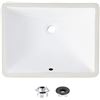 Image 1 : NEW STYLISH CHIC P-200 UNDERMOUNT PORCELAIN SINK