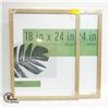 Image 1 : 2 NEW 18 X 24 INCH PICTURE FRAMES