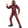 Image 1 : NEW REPACKED XL SIZE HALO COSTUME, RED SUIT