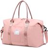 Image 1 : NEW WOMENS PINK SPORTS TRAVEL DUFFEL/WEEKENDER BAG