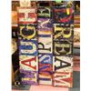 Image 1 : "DREAM, LAUGH, INSPIRE" PIER ONE IMPORT SIGNS