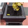Image 1 : RATTAN PATIO TABLE