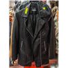 Image 1 : NEW LADIES BLACK FAUX BLACK JACKET SIZE M