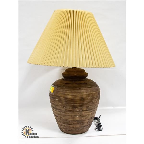 MID-CENTURY CERAMIC TABLE LAMP- 26.5" TALL