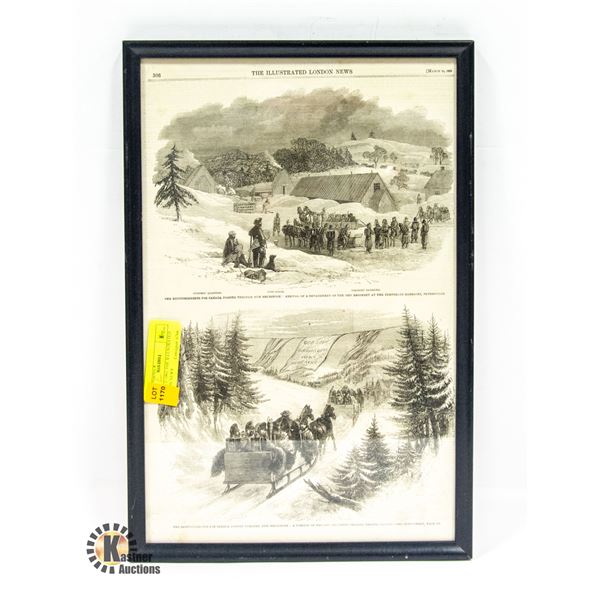 ANTIQUE 1862 THE ILLUSTRATED LONDON NEWS