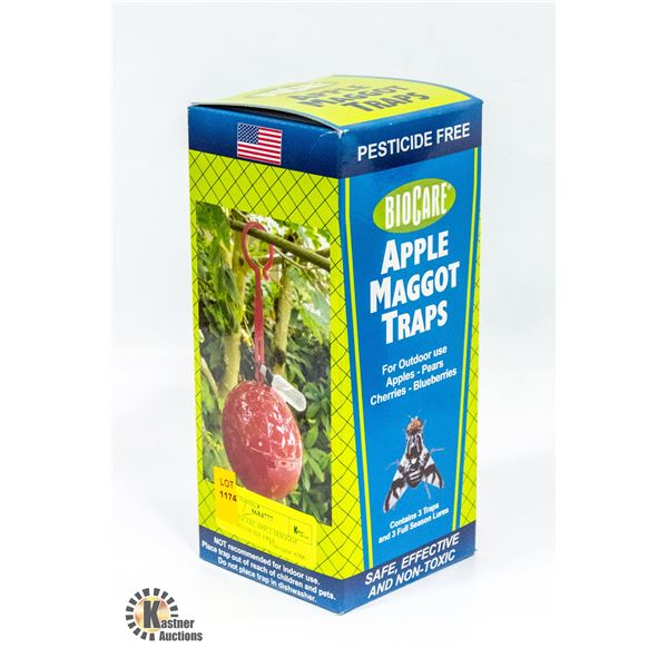 NEW BIOCARE APPLE MAGGOT TRAP, PESTICIDE FREE