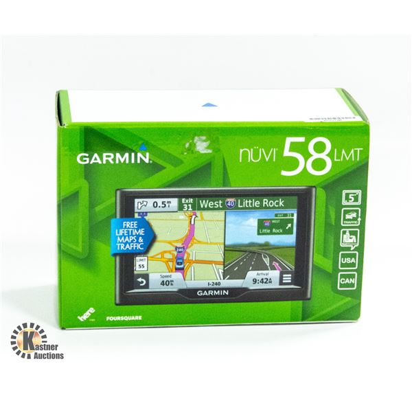 GARMIN NUVI 58LMT GPS KIT, TESTED