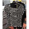 Image 1 : ZOE BLACK & WHITE SUMMER TOPS SIZE L WITH TAGS